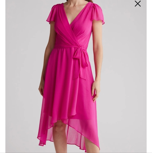 NWT DKNY Midi Wrap Dress - Picture 6 of 10
